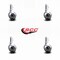 Service Caster 2 Inch Bright Chrome Ball Caster - 7/16 Inch Grip Ring Stem - SCC, 4PK SCC-GR01S20-DCS-BC-71678-4 - alternate 5